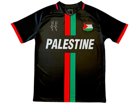 Palestine Football Jersey - Sort og Stilfuld